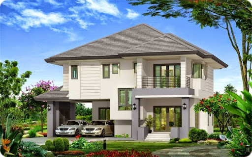 Hình ảnh mặt tiền nhà phố 2 tầng đẹp