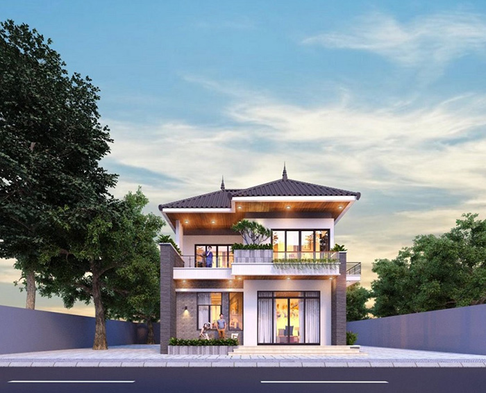 Thiet ke biet thu mini một tầng