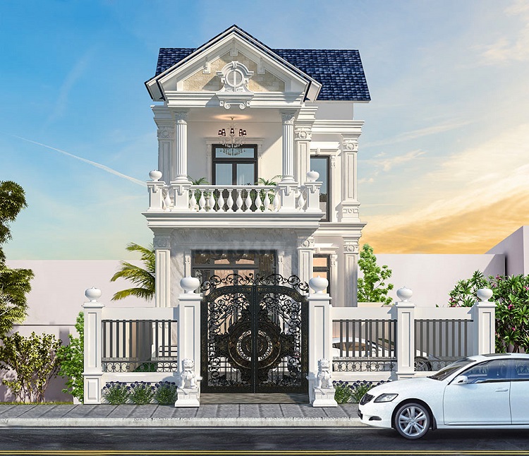 Đôi nét về nhà tân cổ điển 2 tầng