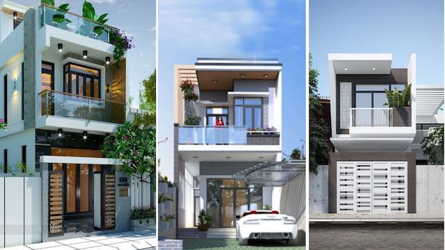 Tham khảo các mẫu nhà phố 2 tầng