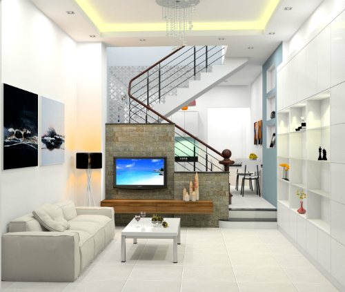 Những mẫu cầu thang không thể thiếu của thiết kế nhà 2 tầng hiện đại